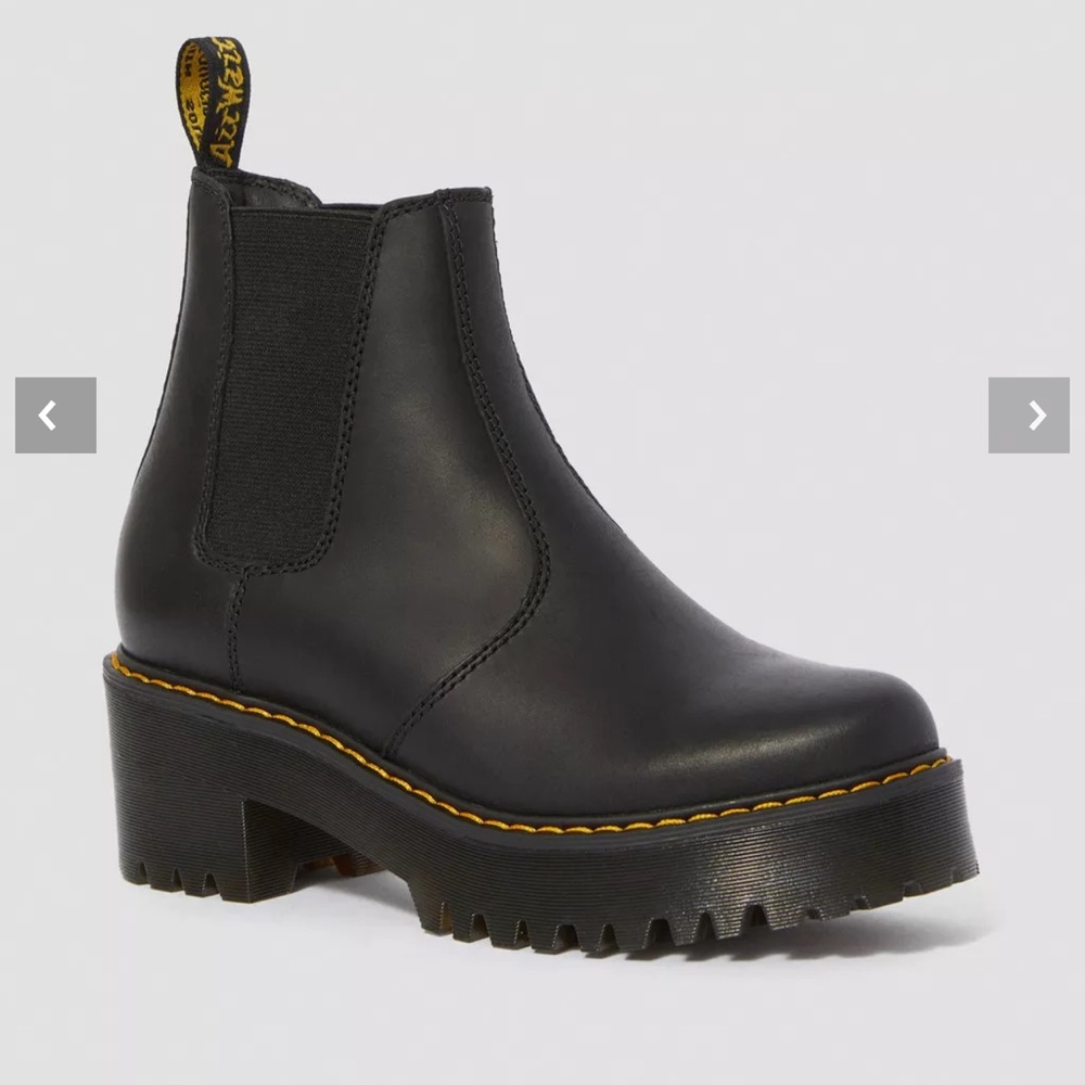 Dr martens - LEATHER PLATFORM CHELSEA BOOTS